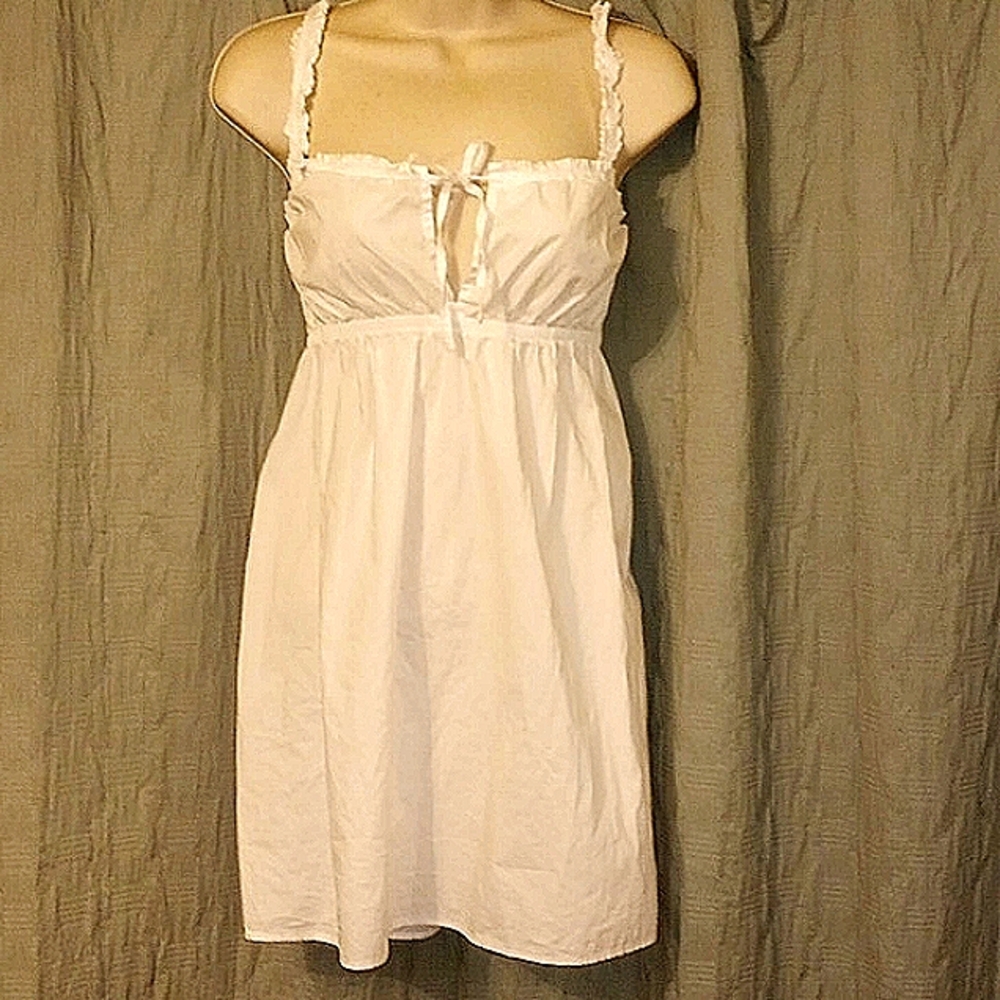 Aerie delicate White peasant dress- Medium